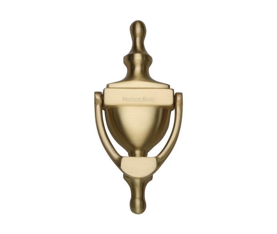 Heritage Brass Satin Brass Urn Door Knocker
