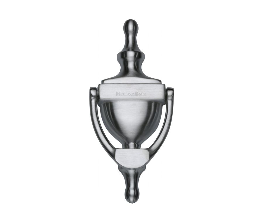 Heritage Brass Satin Chrome Urn Door Knocker