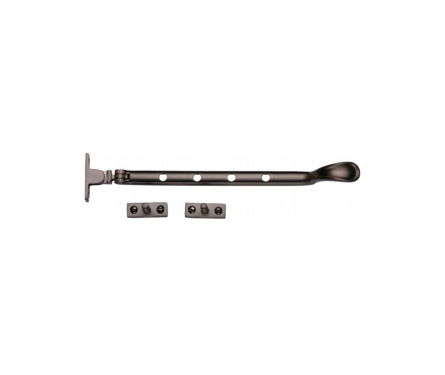 Heritage Brass Matt Bronze Casement Spoon Pattern Window Stay  - 254mm