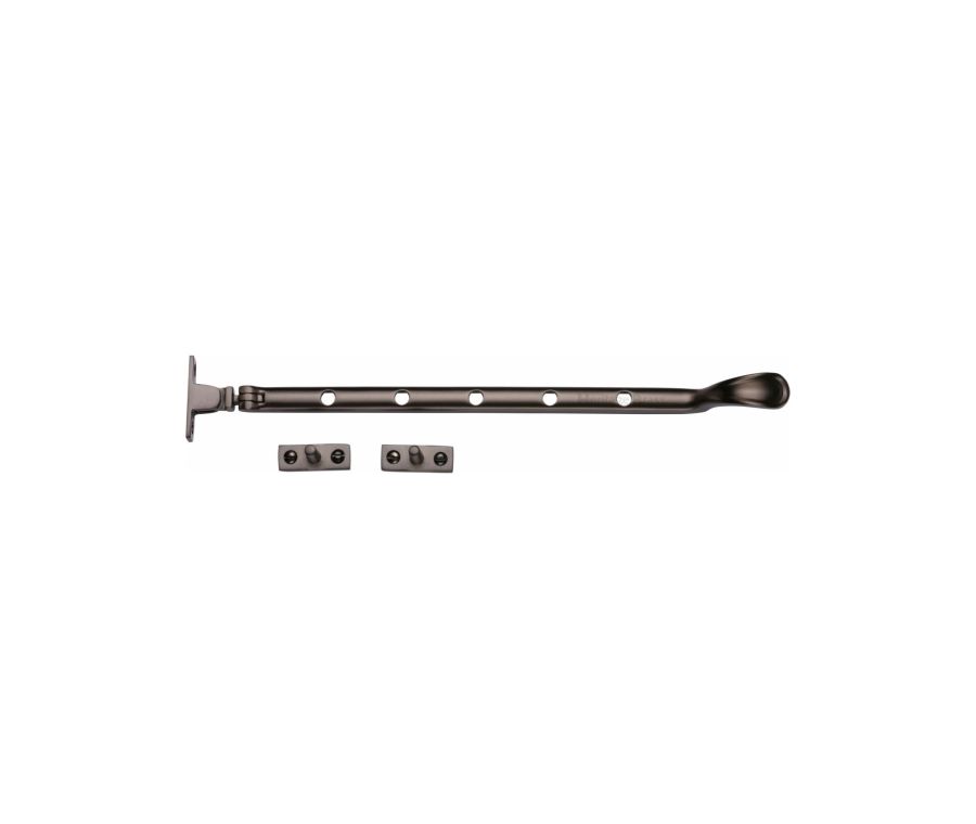 Heritage Brass Matt Bronze Casement Spoon Pattern Window Stay  - 305mm