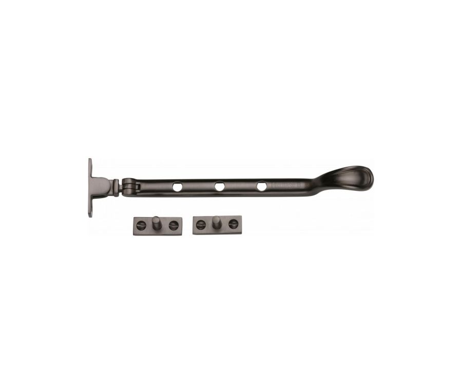 Heritage Brass Matt Bronze Casement Spoon Pattern Window Stay  - 203mm