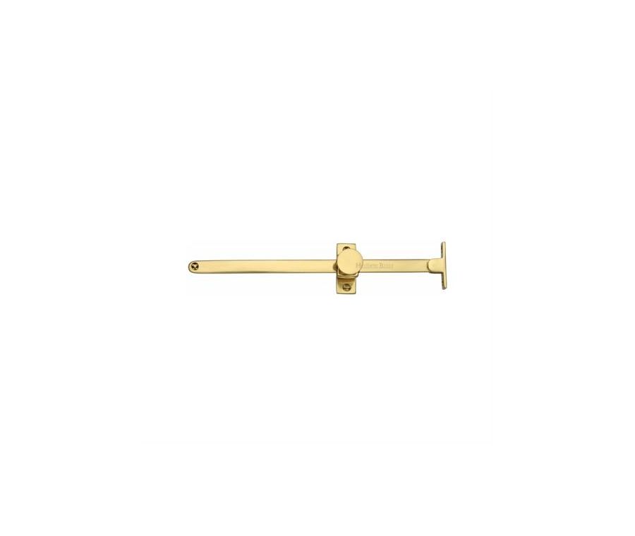 Heritage Brass Unlacquered Brass Sliding Casement Stay - 254mm
