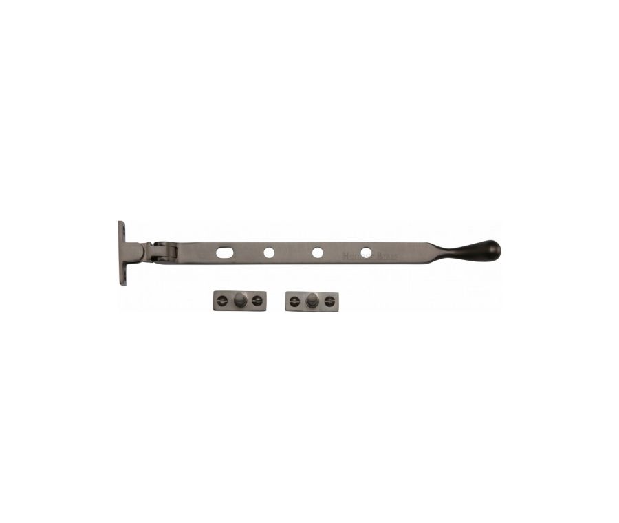 Heritage Brass Matt Bronze Casement Ball Design Window Stay - 254mm