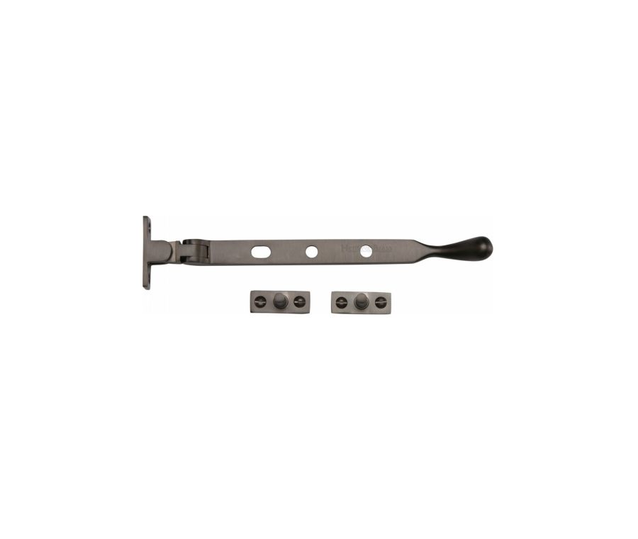 Heritage Brass Matt Bronze Casement Ball Design Window Stay - 203mm