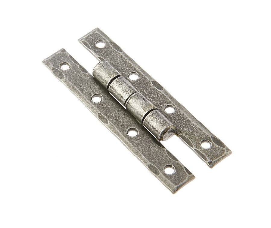 Frelan 35x90mm H Hinge Patina pewter finish