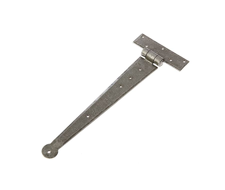 Frelan 300x110x4mm T hinge Patina pewter finish