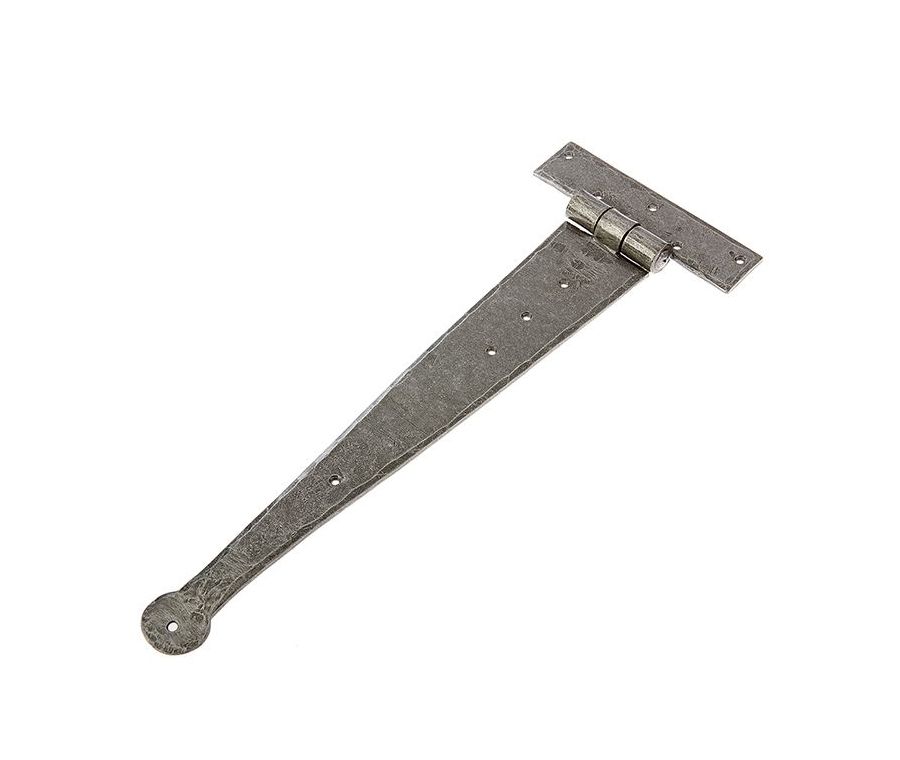 Frelan 370x132x4mm T hinge Patina pewter finish
