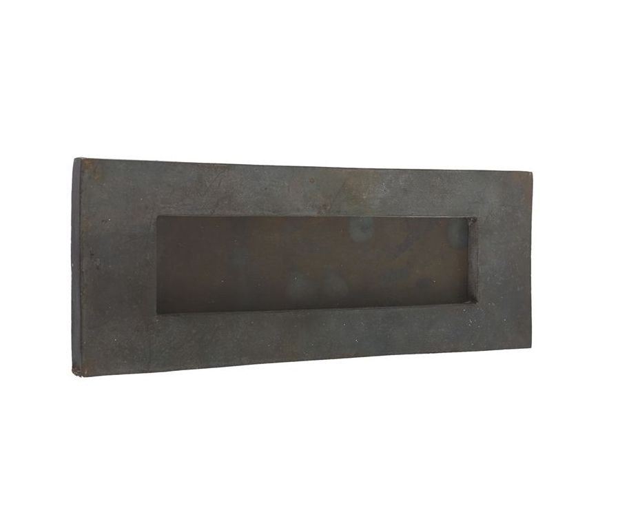 Frelan 305x110mm Letter plate Black finish