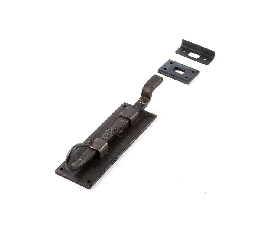 152mm Frelan Shepherds crook bolt necked Black finish