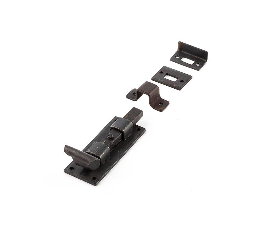 102mm Frelan Straight bolt Black finish