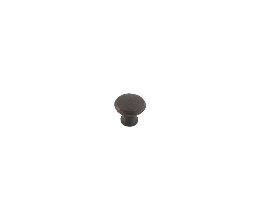 Frelan 30mm Hammered cabinet knob Beeswax finish