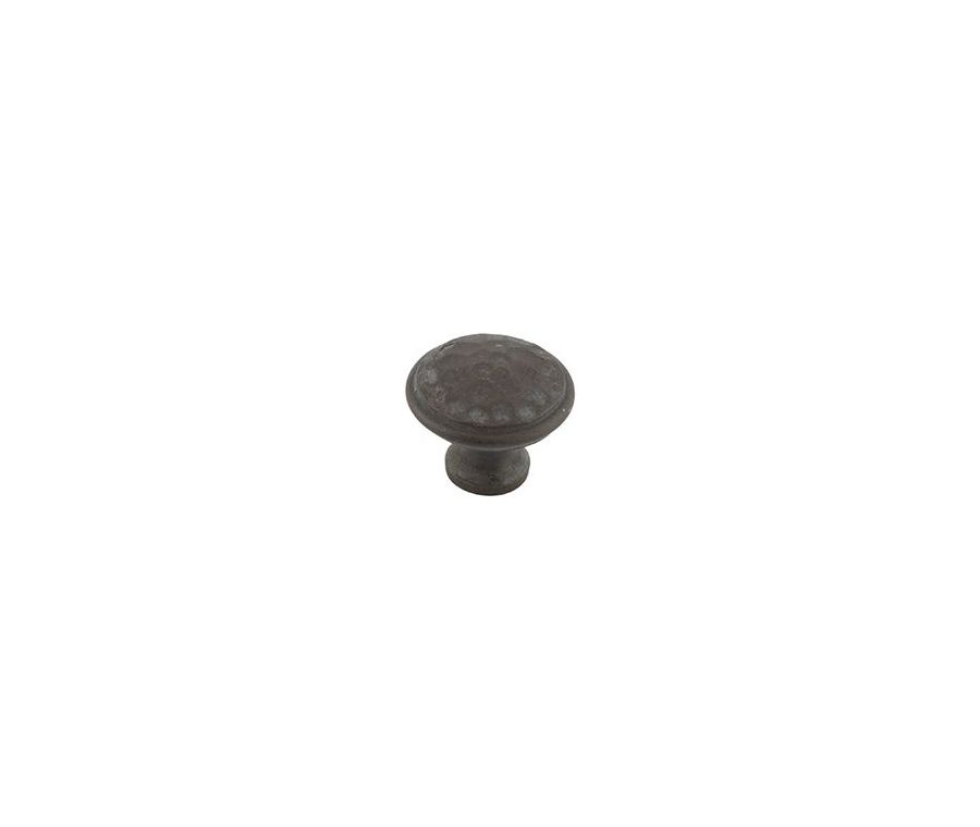 Frelan 40mm Hammered Cabinet knob Beeswax finish
