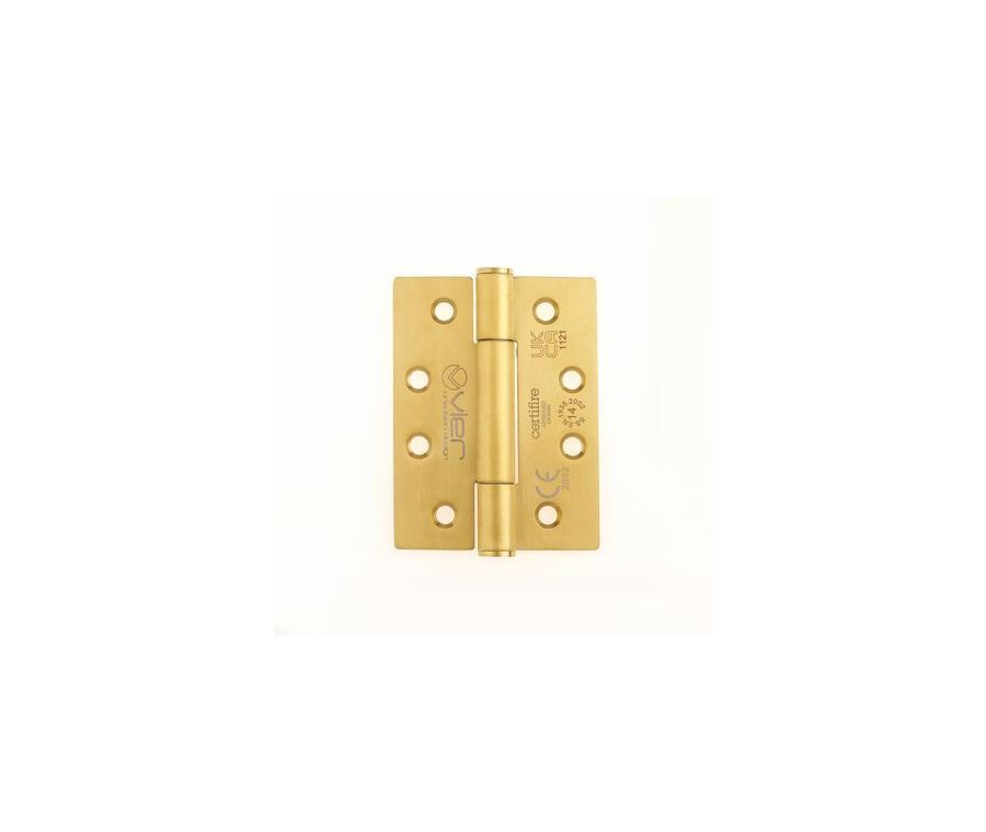 Pair PVD Satin Brass 102mm (4