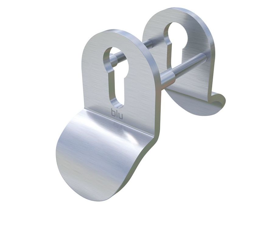 Satin Stainless Steel Marine Grade 316 Back to Back Euro Cylinder Pull | CP50