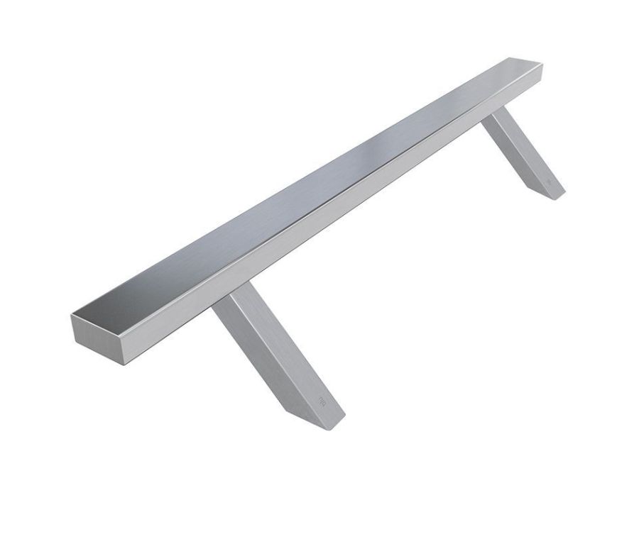 1200mm Marine 316 Satin Stainless Back to Back Offset Rectangular T Bar Pull Handle