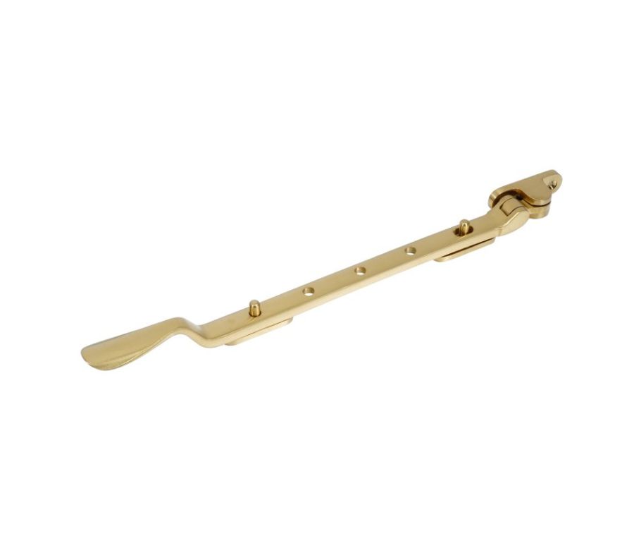 BLU Satin Brass Regent Casement Window Stay | 280mm (11