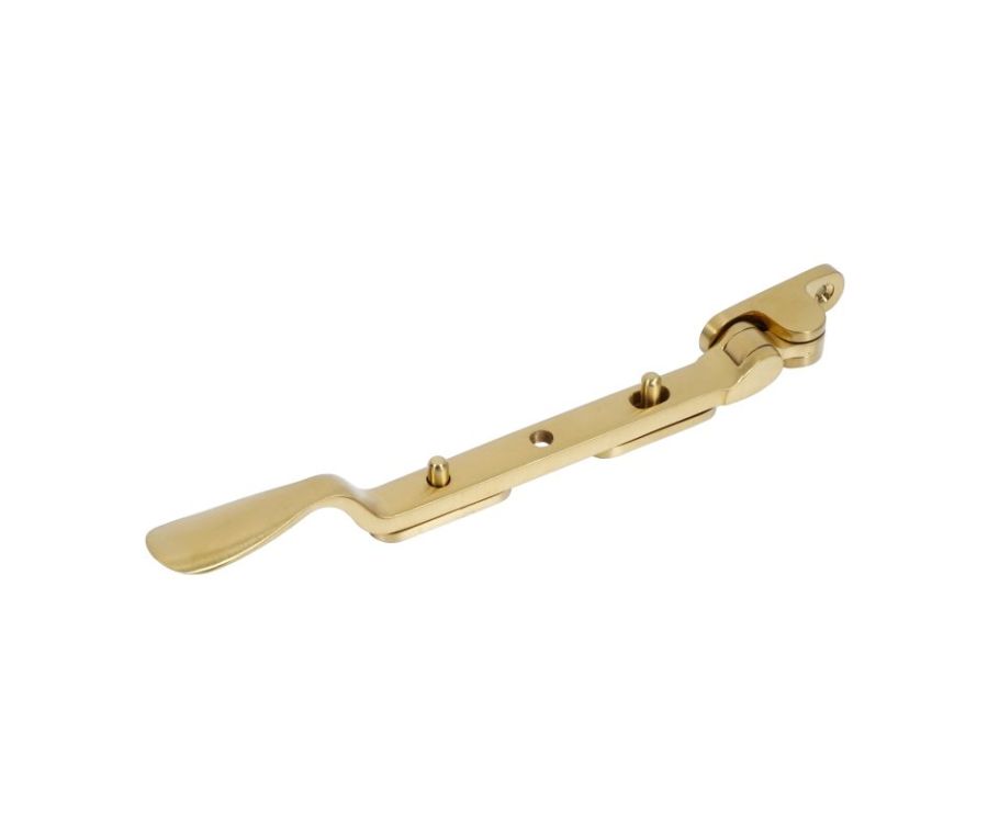 BLU Satin Brass Regent Casement Window Stay | 203mm (8