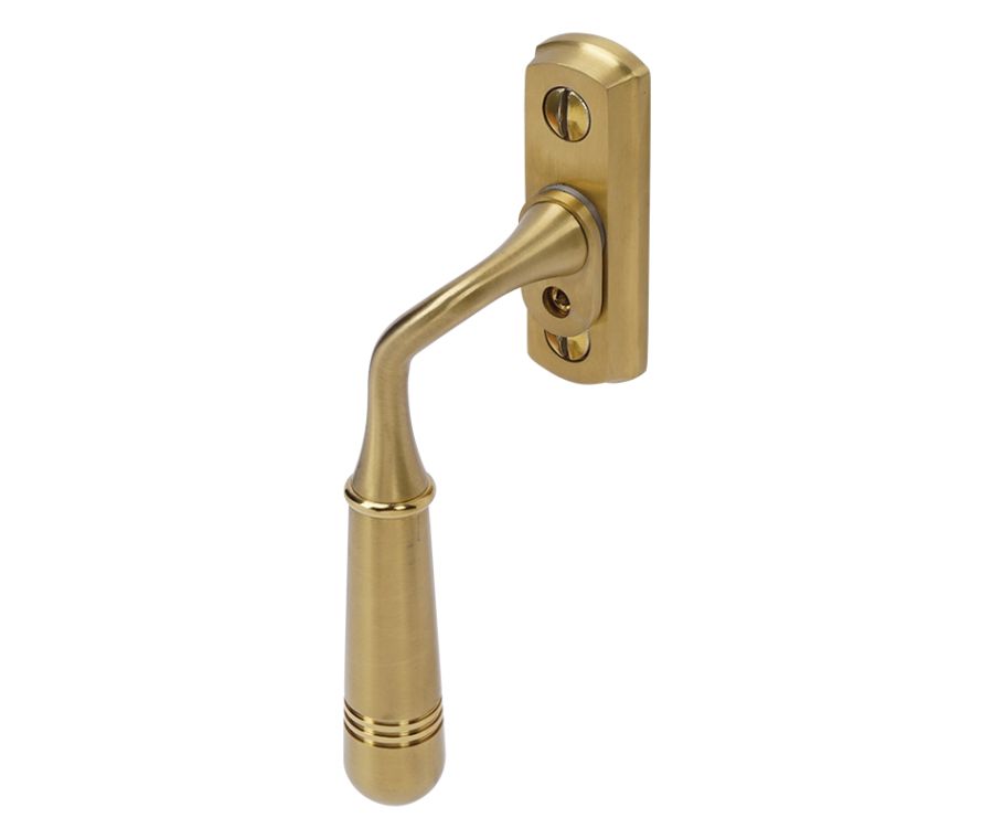 BLU Satin Brass Opera Window Espagnolette Handle   |  TBH020-LH-PSB