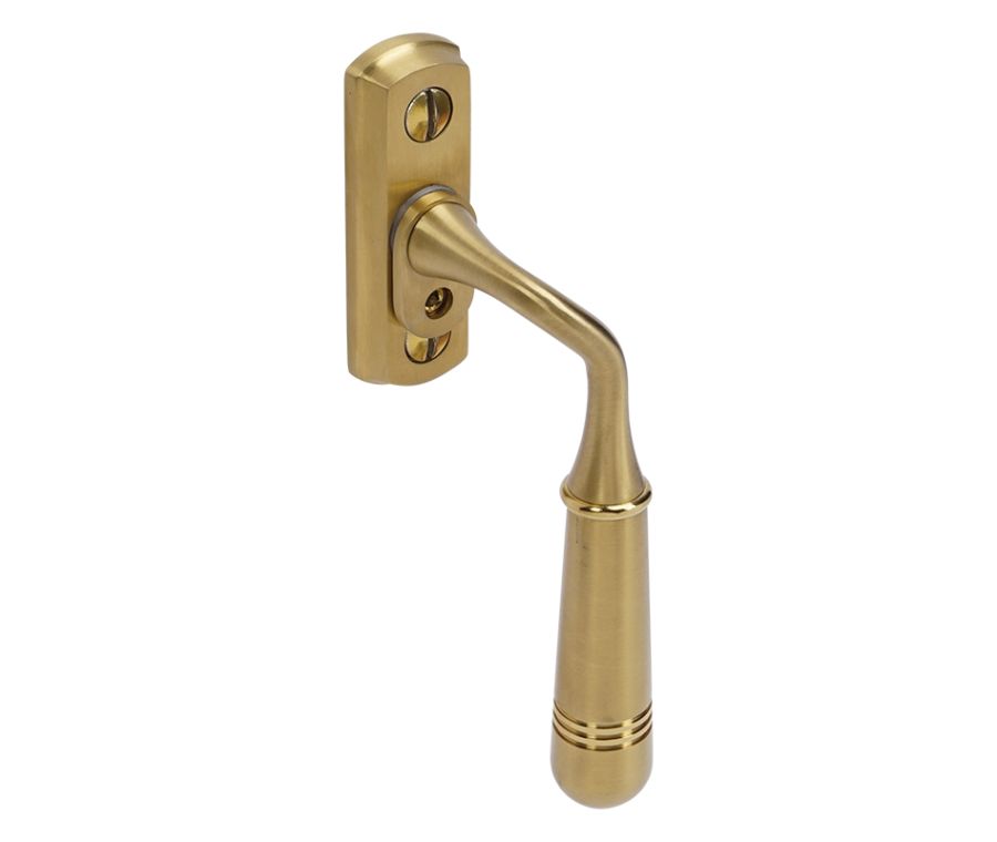 BLU Satin Brass Opera Window Espagnolette Handle   |  TBH020-RH-PSB