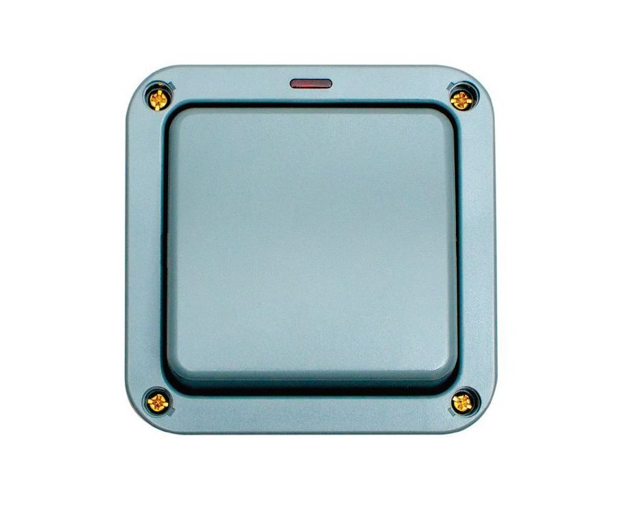 Eurolite Euroseal IP66 Weatherproof  20A 1 Gang 2 Way Switch With Neon | WP3012