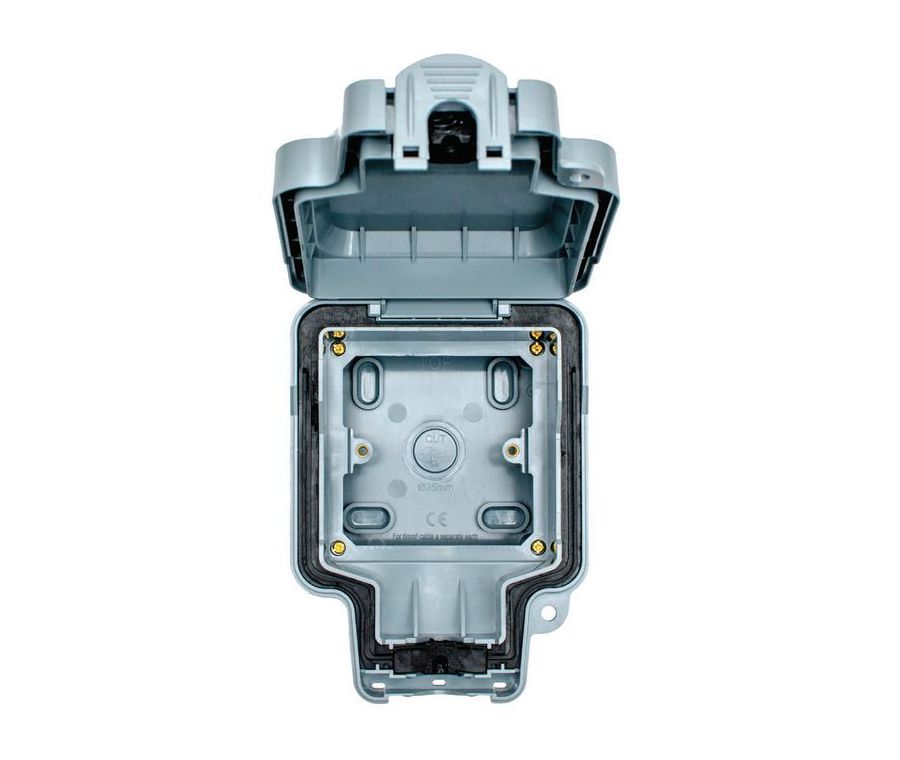 Eurolite Euroseal IP66 Weatherproof 1 Gang Enclosure | WP8613
