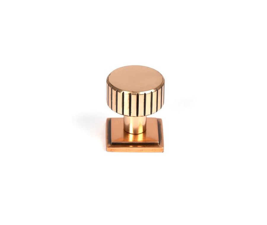 Anvil Polished Bronze Judd 25mm Cabinet Knob (Square) | 50474