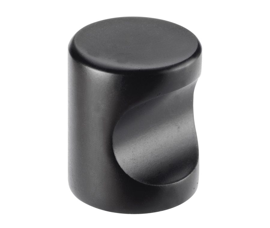 Matte Black 21mm dia. Cupboard Knob | X8821BL
