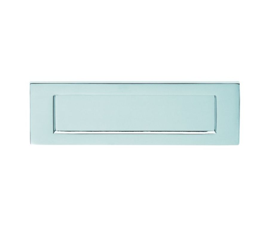 257x80mm Polished Chrome Plain Letter Plate