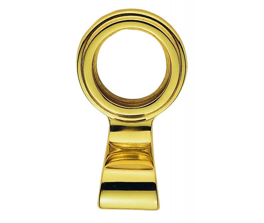 77x48mm Polished Brass Architectural Cylinder Pull