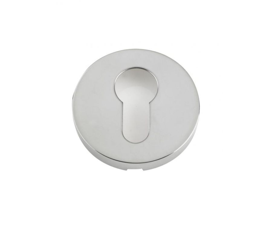 Polished Stainless Steel 52mm dia. Euro Profile Escutcheon | ZCS001PS