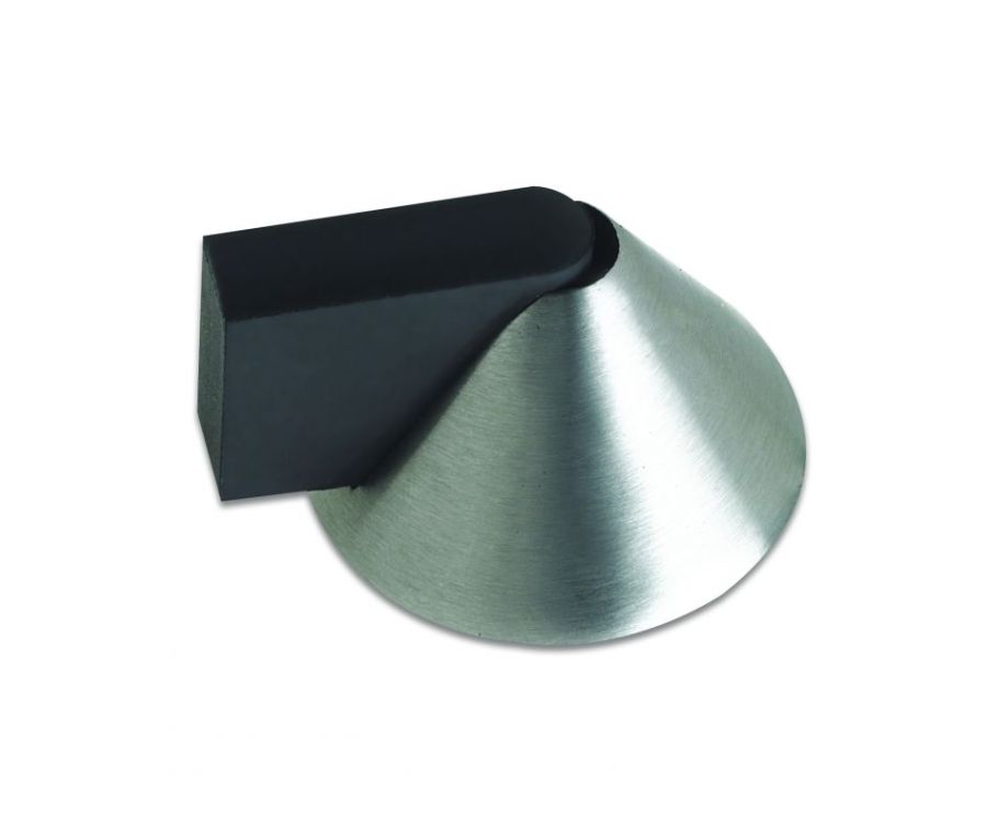 Satin Stainless Steel Cone Floor Mounted Door Stop | ZAS89SS