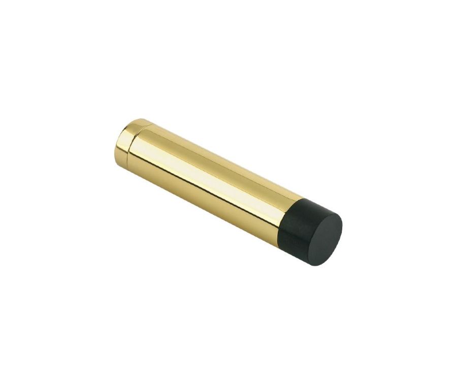 Polished Brass 70mm Cylinder Door Stop  | ZAB08PB