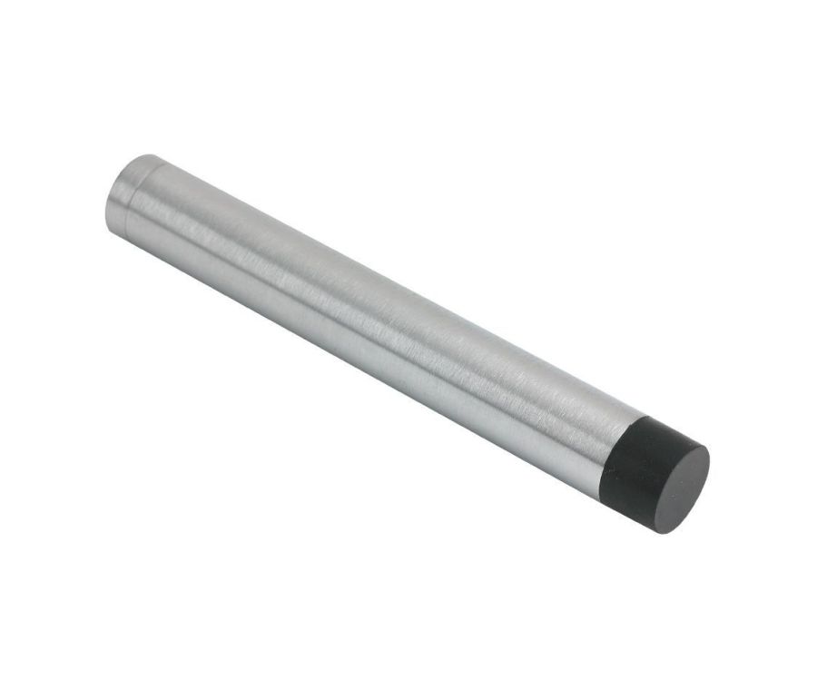 Satin Chrome 105mm Cylinder Door Stop | ZAB12SC