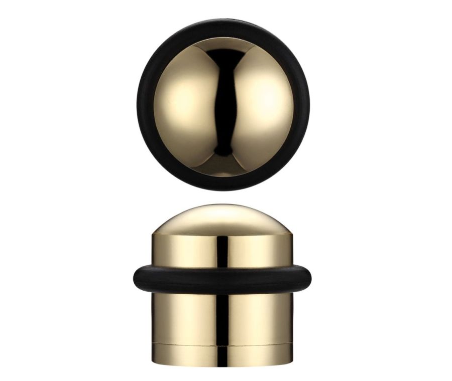 Polished Brass 31mm dia. Floor Mounted Door Stop | ZAB86PB