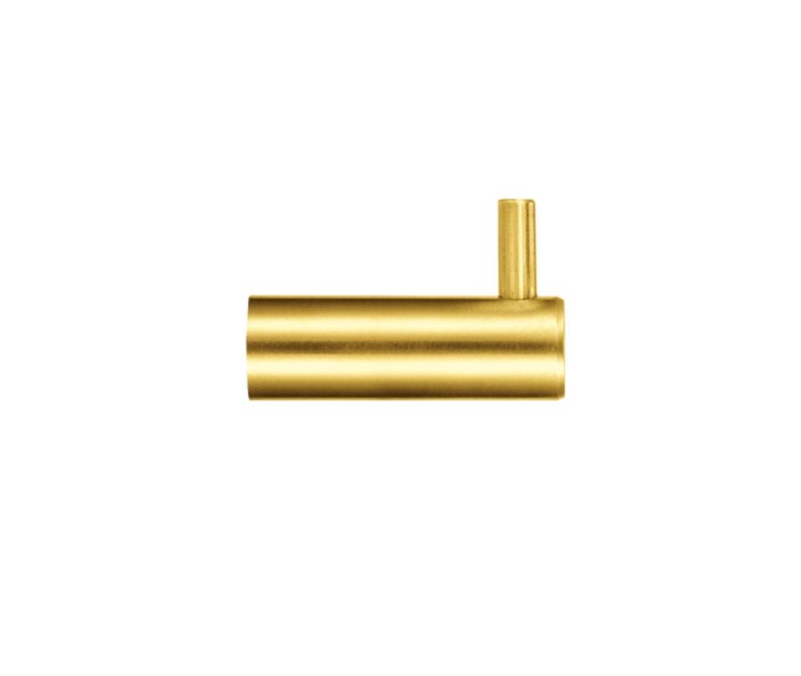 PVD Satin Brass Single Robe Hook | ZAS76PVDSB
