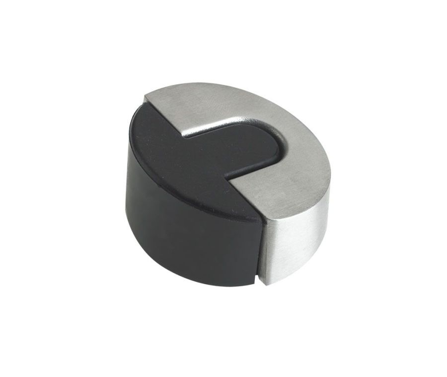 Satin Stainless Steel Sloped Floor Mounted Door Stop | ZAS87SS