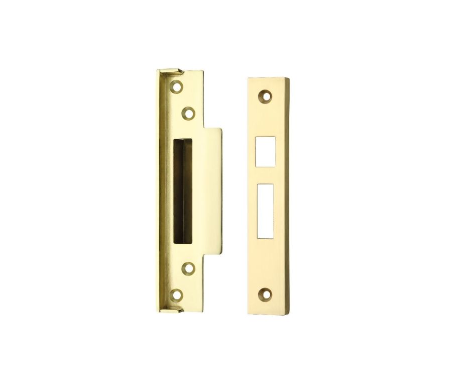 Electro Brass Rebate Kit to suit BS 5 Lever Sash Locks | ZBSR01EB