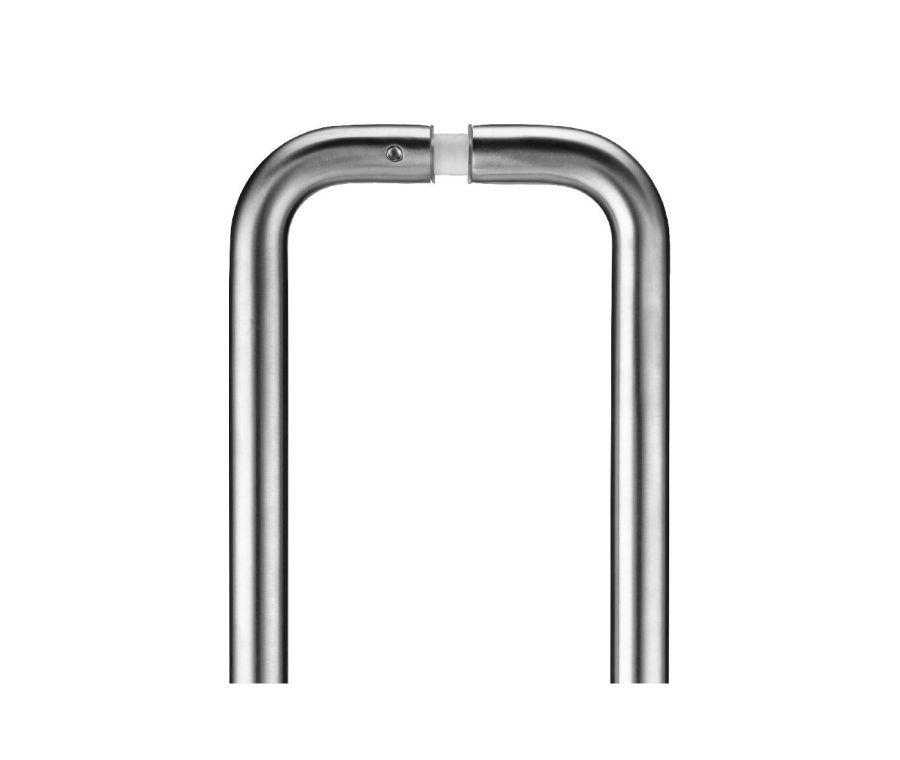 Pair Satin Stainless Steel 19 x 225mm Back to Back D Pull Handle | ZCS2D225BSBB