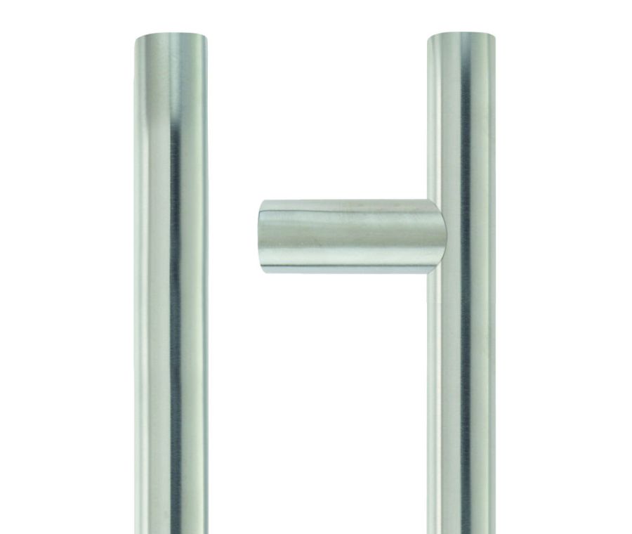 300mm Satin Stainless Steel 19mm Bolt Through Guardsman Pull Handle | ZCSG300BS