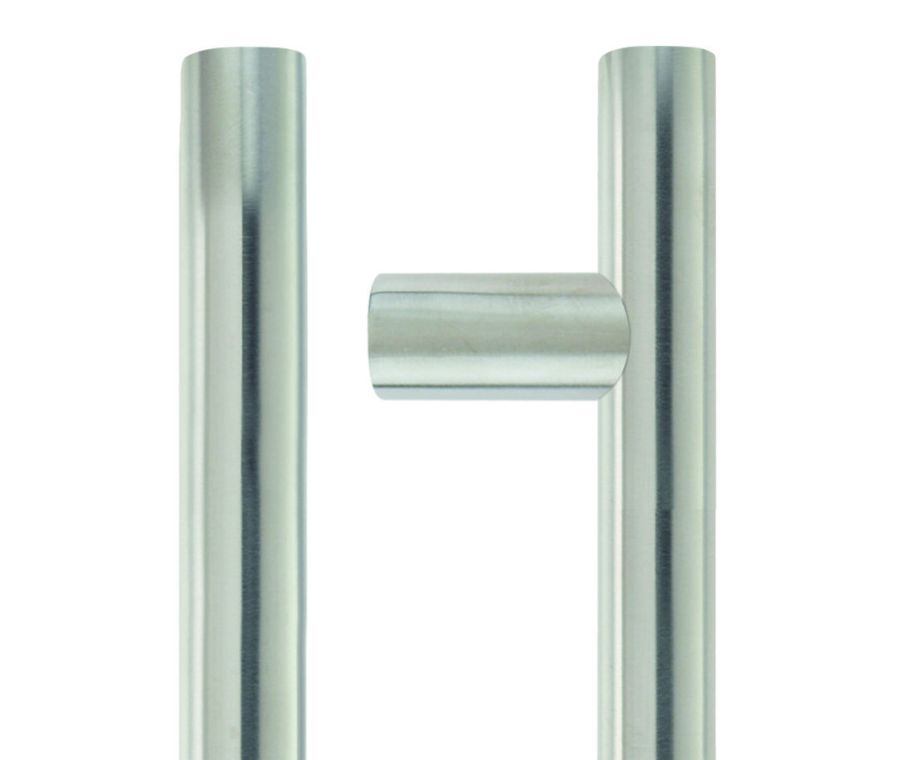 600mm Satin Stainless Steel 22mm Bolt Through Guardsman Pull Handle | ZCSG600CS
