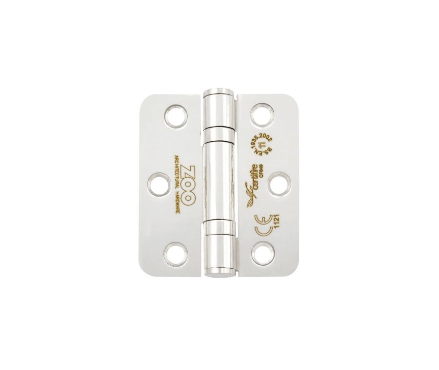 Pair Polished Stainless Steel 76mm (3