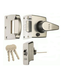 Satin Nickel 40mm BS8621 Auto Deadlock Escape Nightlatch | 1530-40 SN