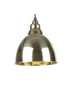 From the Anvil Smooth Brass Brindley Pendant | 49518