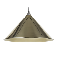 From the Anvil Hammered Brass Hockley Pendant | 49523