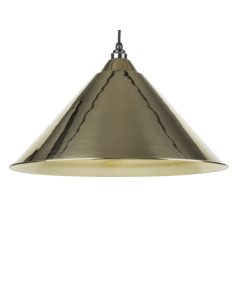 From the Anvil Smooth Brass Hockley Pendant | 49524