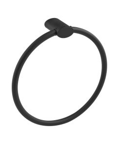Matt Black Towel Ring - 801 Series | 80125