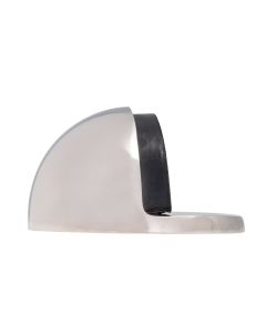 Polished Nickel Oval Floor Mounted Door Stop | AA20PN