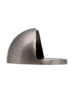 Satin Nickel Oval Floor Mounted Door Stop | AA20SN