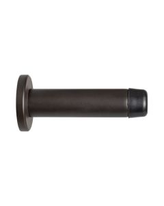 Matt Bronze Wall Mounted Door Stop on rose | AA21MBRZ