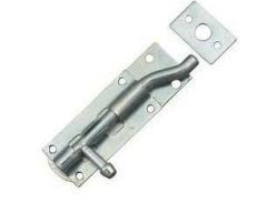 Only 200mm Bright Zinc Plated Necked Tower Bolt